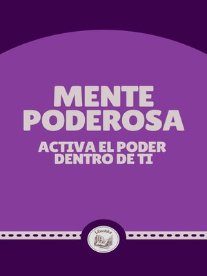 cover image of MENTE PODEROSA